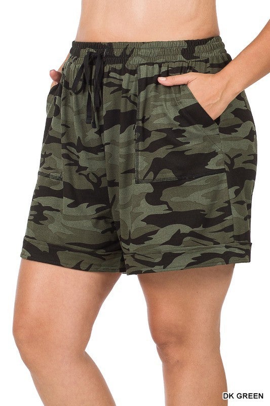 Brushed Camo Shorts